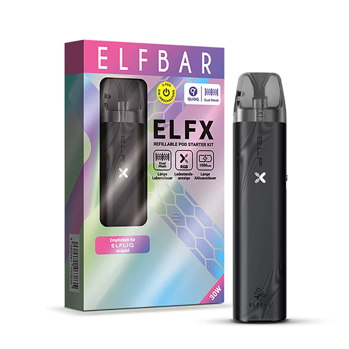 Elfbar - ELFX - Pod Kit - Black