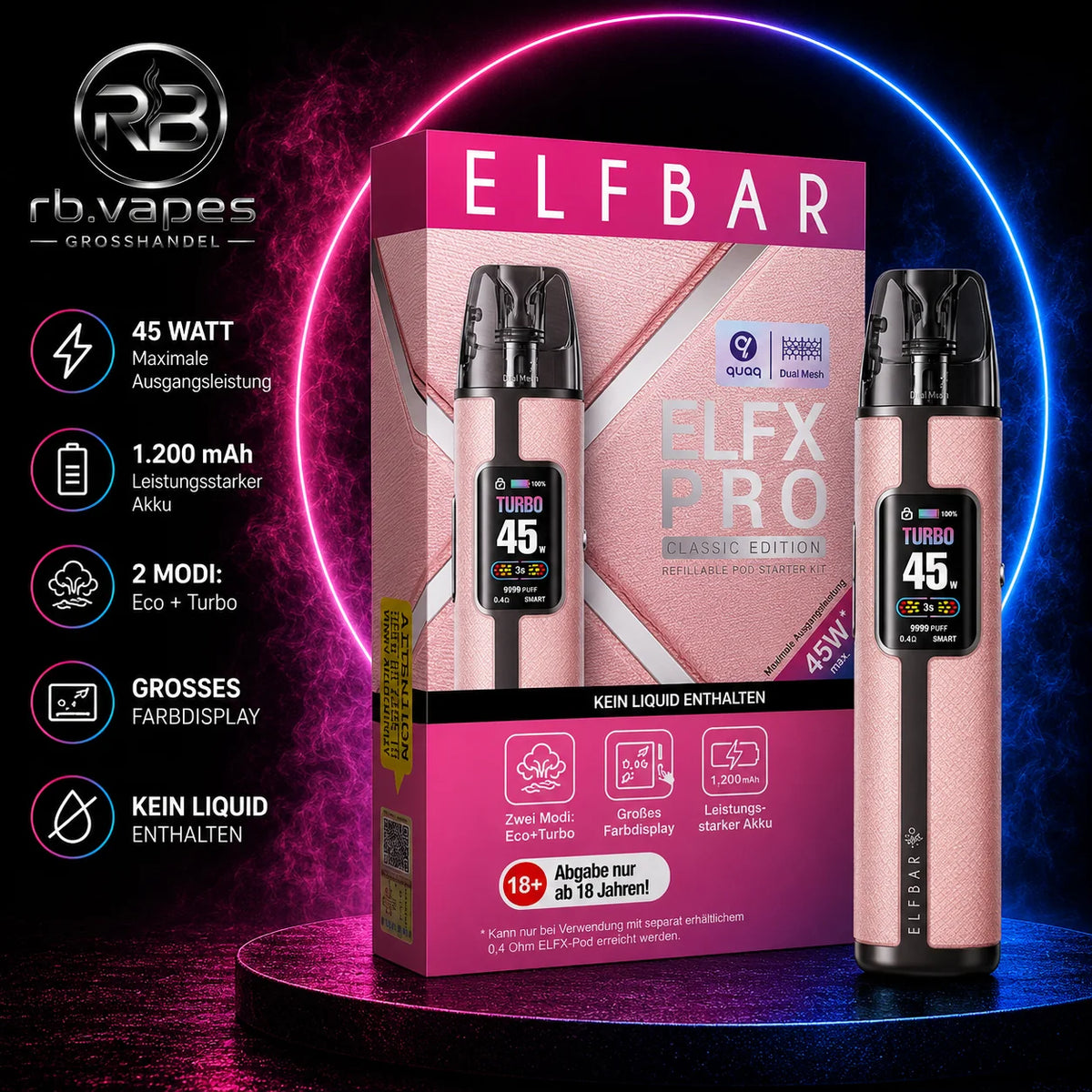 Elfbar | ELFX Pro | Pod Kit | 5 Farben