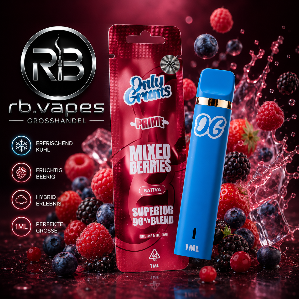 OnlyGrams® | Superior Blend 96% | 1 ML | ab 11,50€