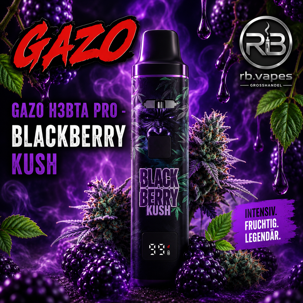 GAZO H3BTA Pro | 1 ML Premium Vape | ab 11,90€