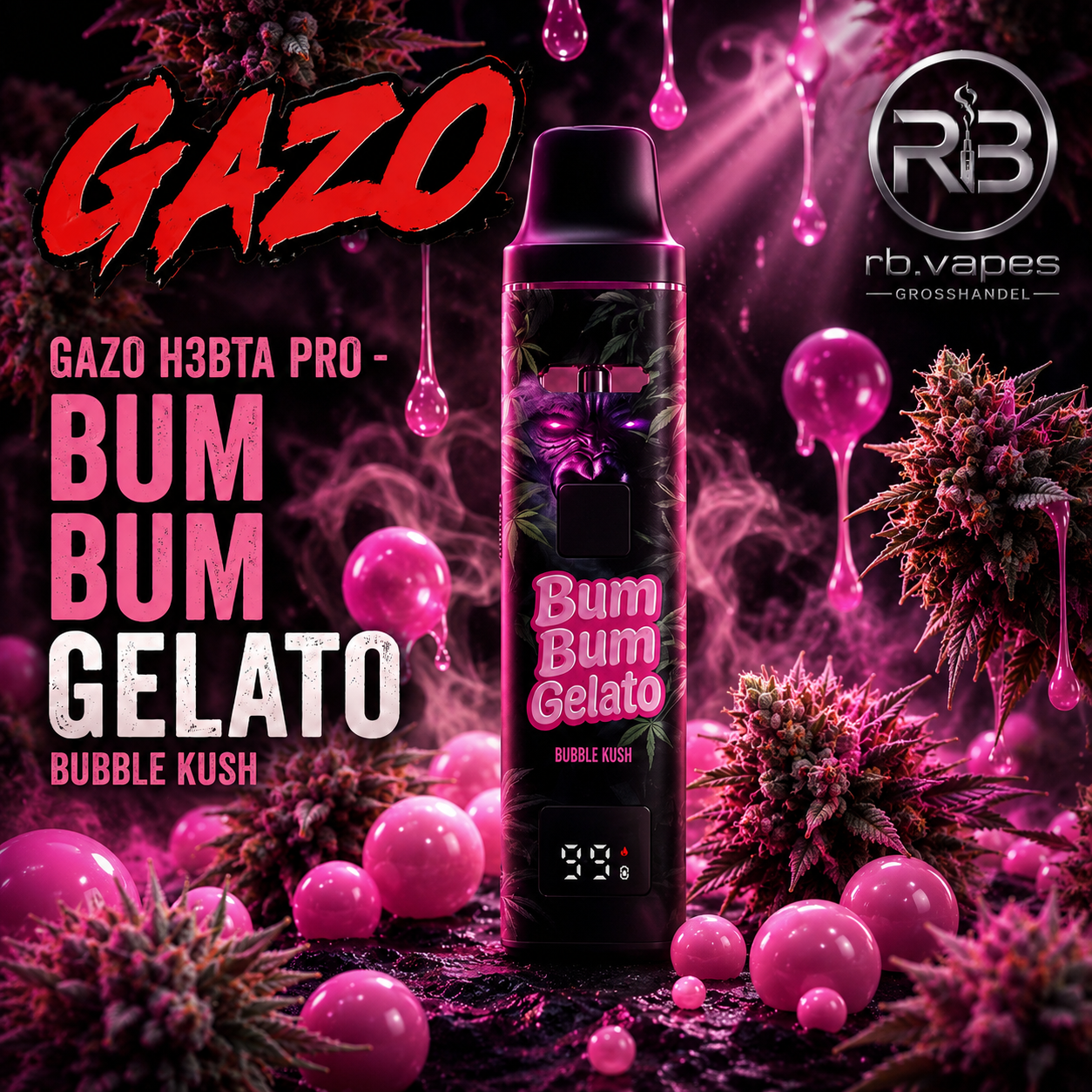 GAZO H3BTA Pro | 1 ML Premium Vape | ab 11,90€
