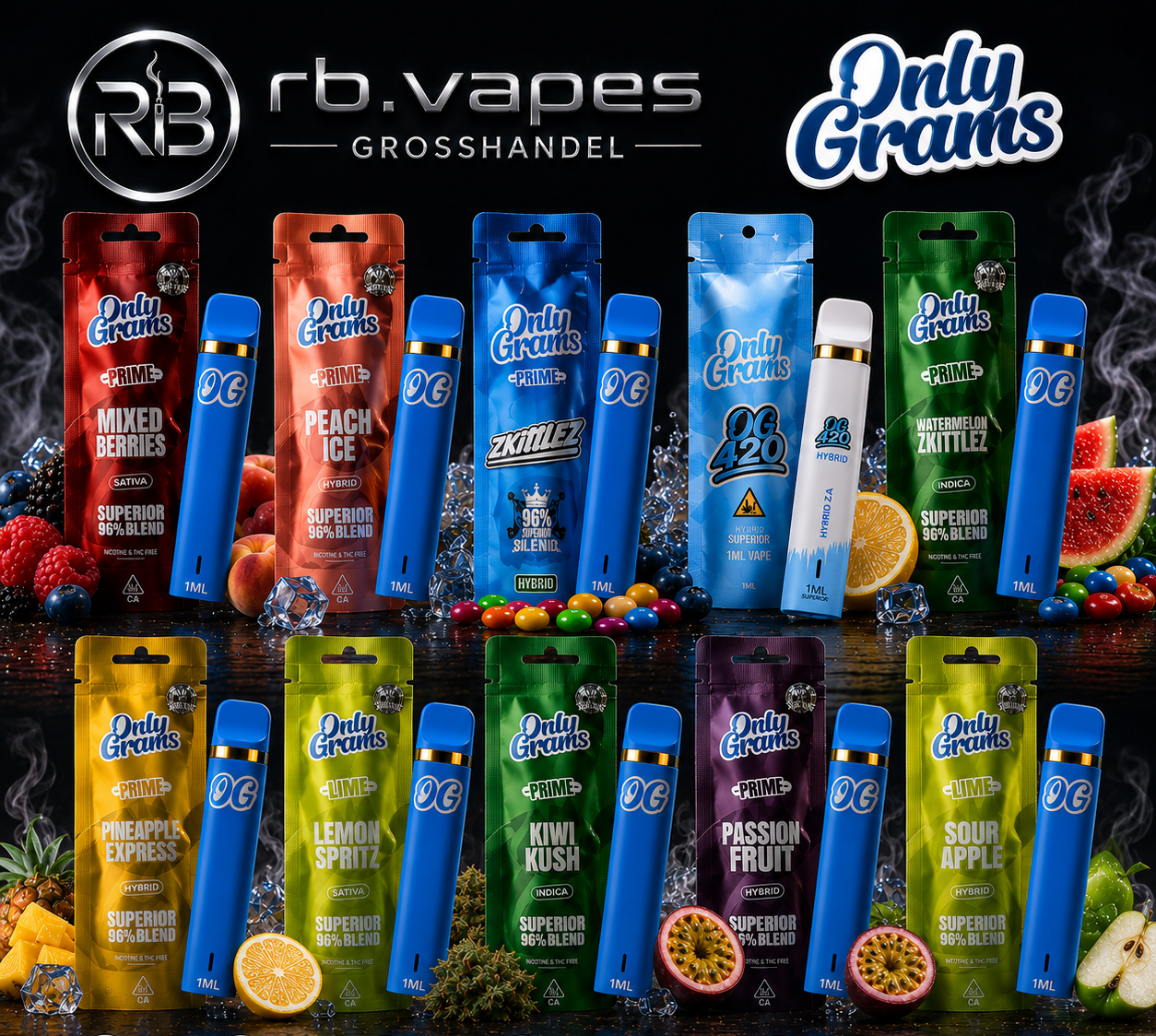 OnlyGrams® | Superior Blend 96% | 1 ML | ab 11,50€
