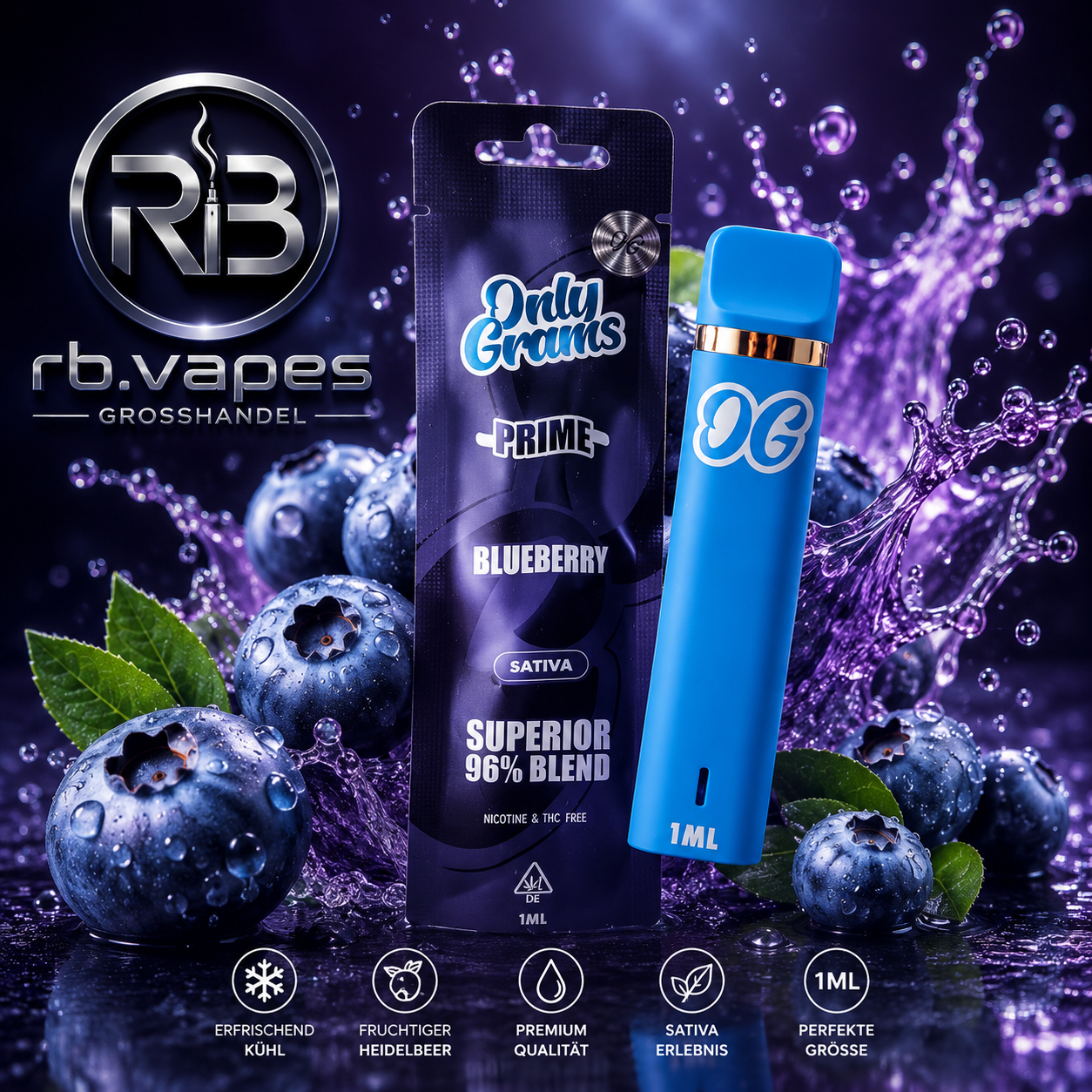 OnlyGrams® | Superior Blend 96% | 1 ML | ab 11,50€