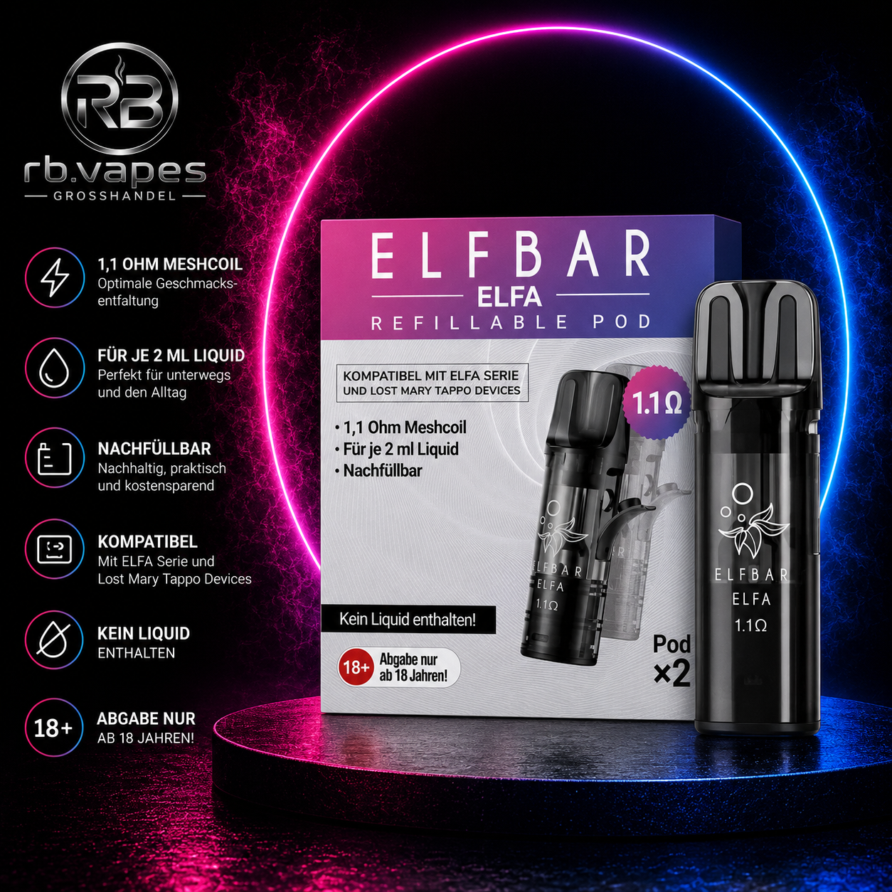 ELFA Turbo Refill | 10 Stück (3,80 € / Stück)