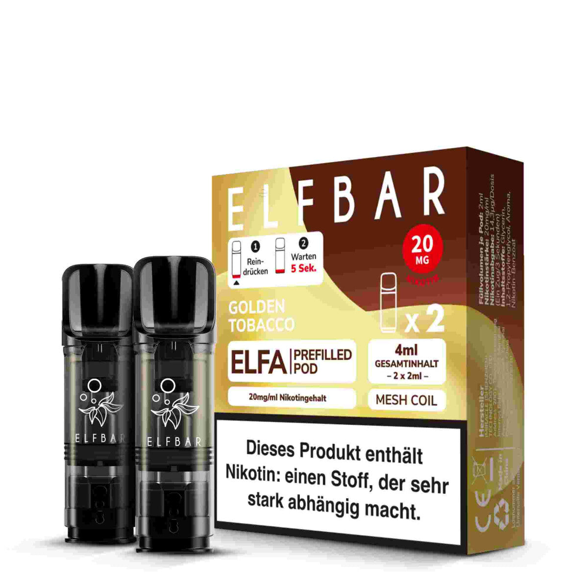 Elfbar Elfa Pod | 20MG/ML | 10 Stück
