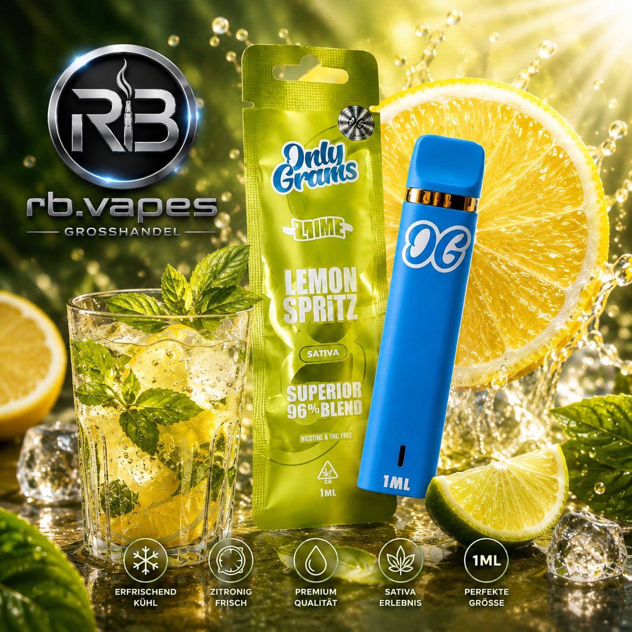OnlyGrams® | Superior Blend 96% | 1 ML | ab 11,50€