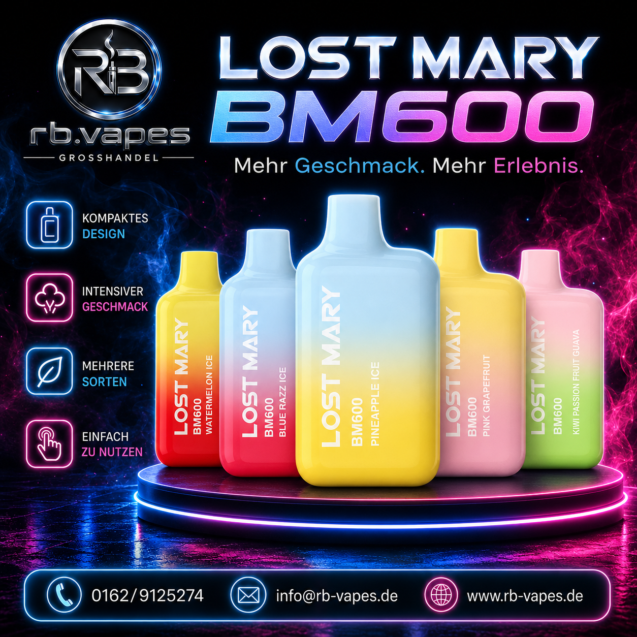 Lost Mary | BM600 | Einweg | 10 Stück