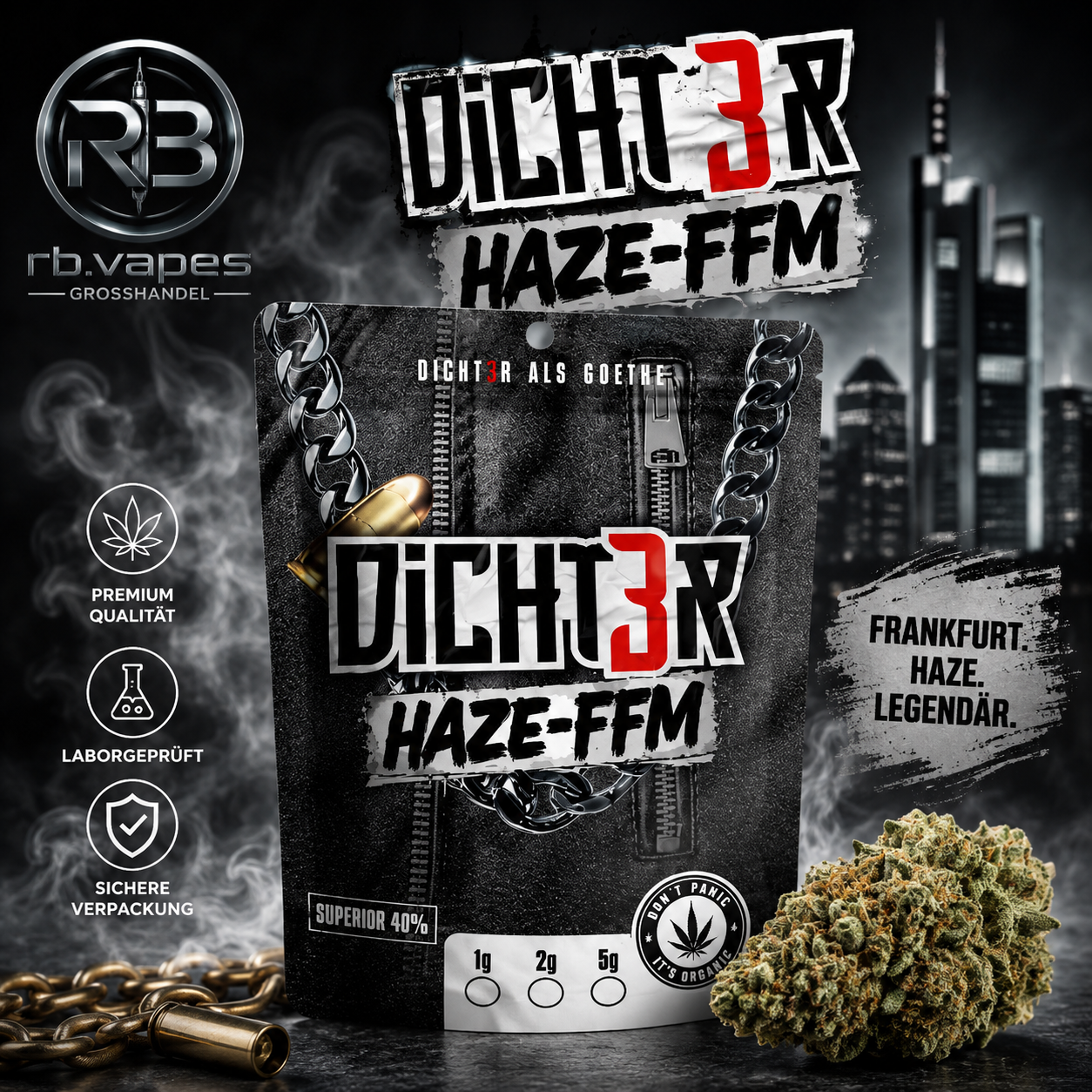 Dicht3er Blüten | Premium Aroma Blüten