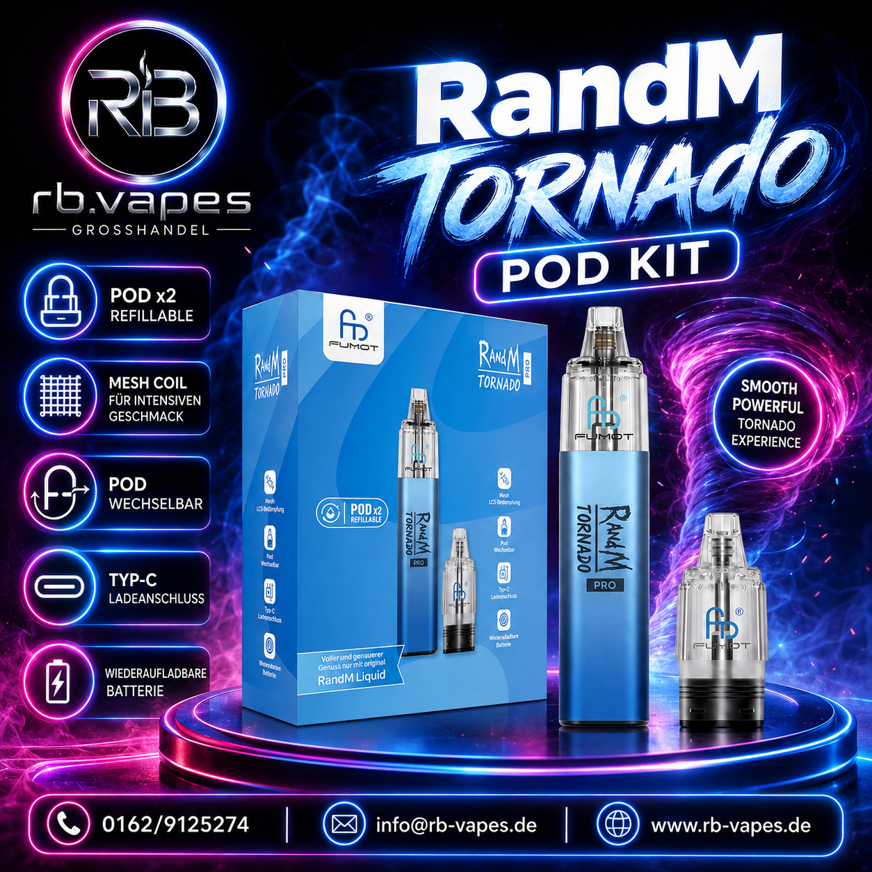 RandM Tornado Pro Kit | 5 Stück
