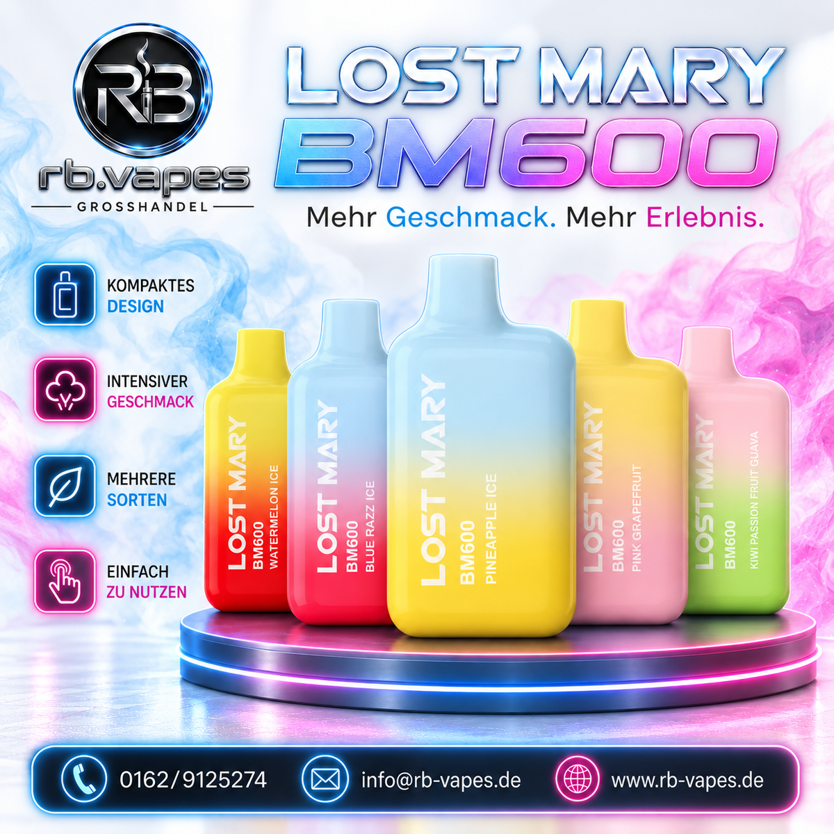 Lost Mary | BM600 | Einweg | 10 Stück