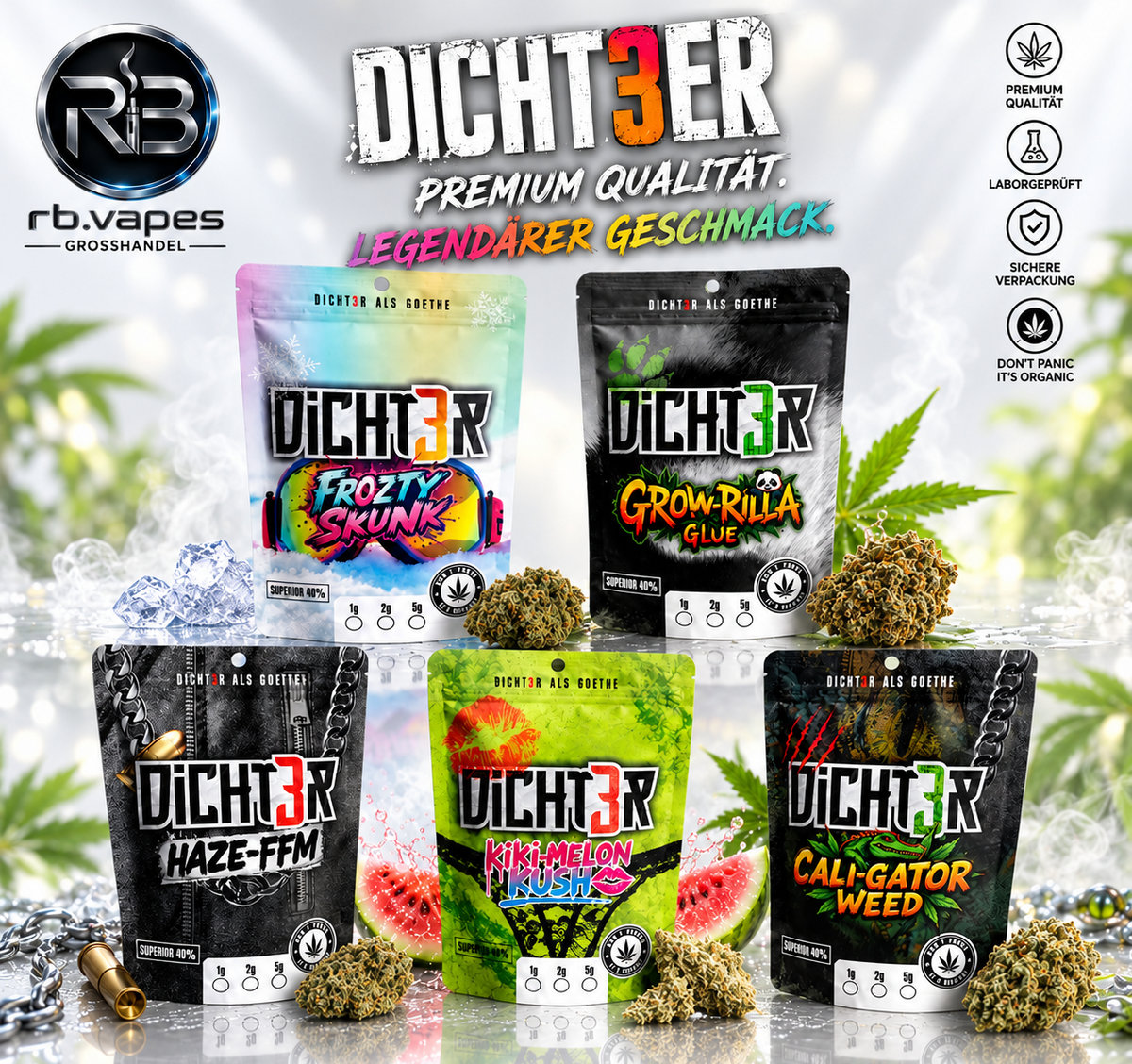 Dicht3r Blüten | Premium Aroma Blüten