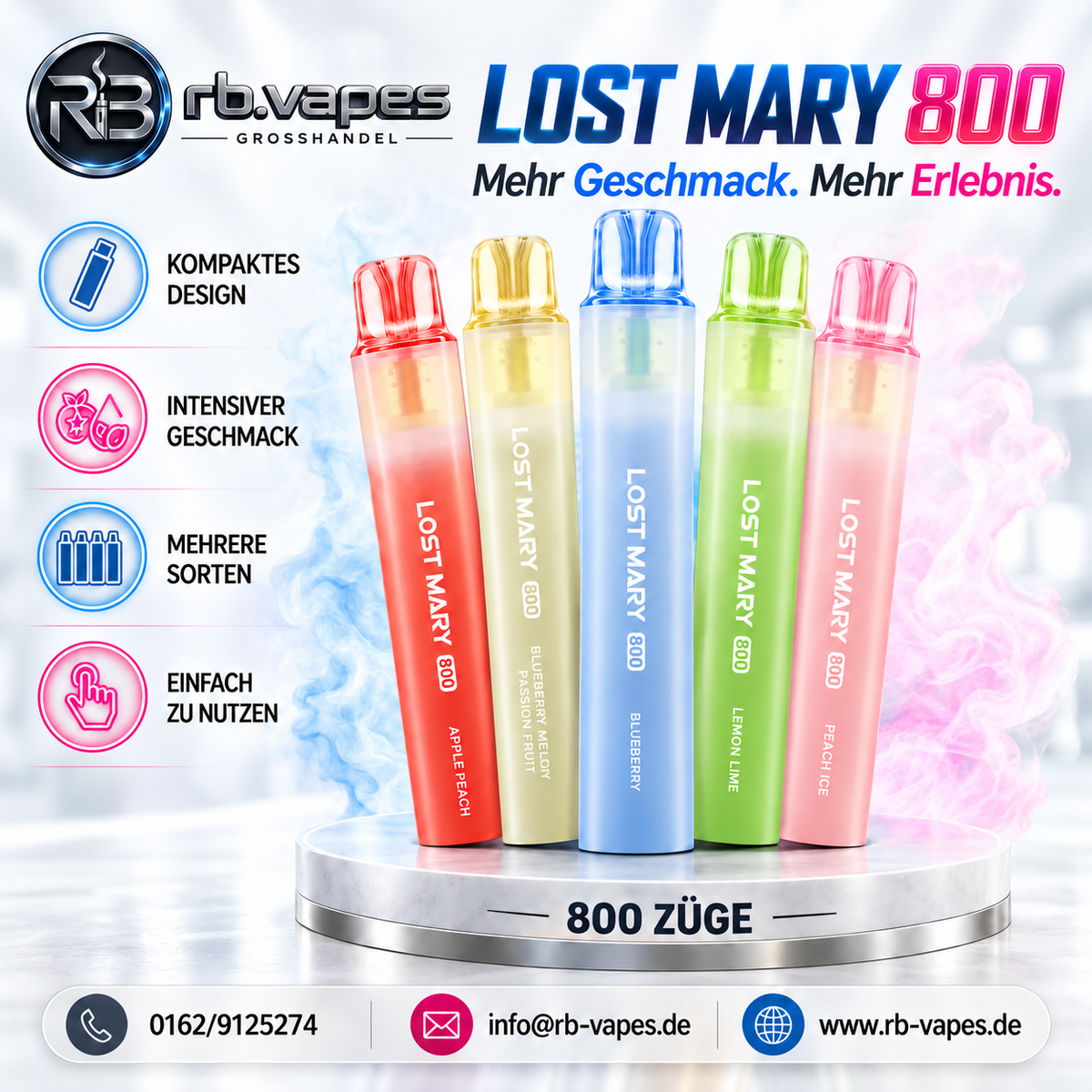 Lost Mary | LM800 | Einweg | 10 Stück