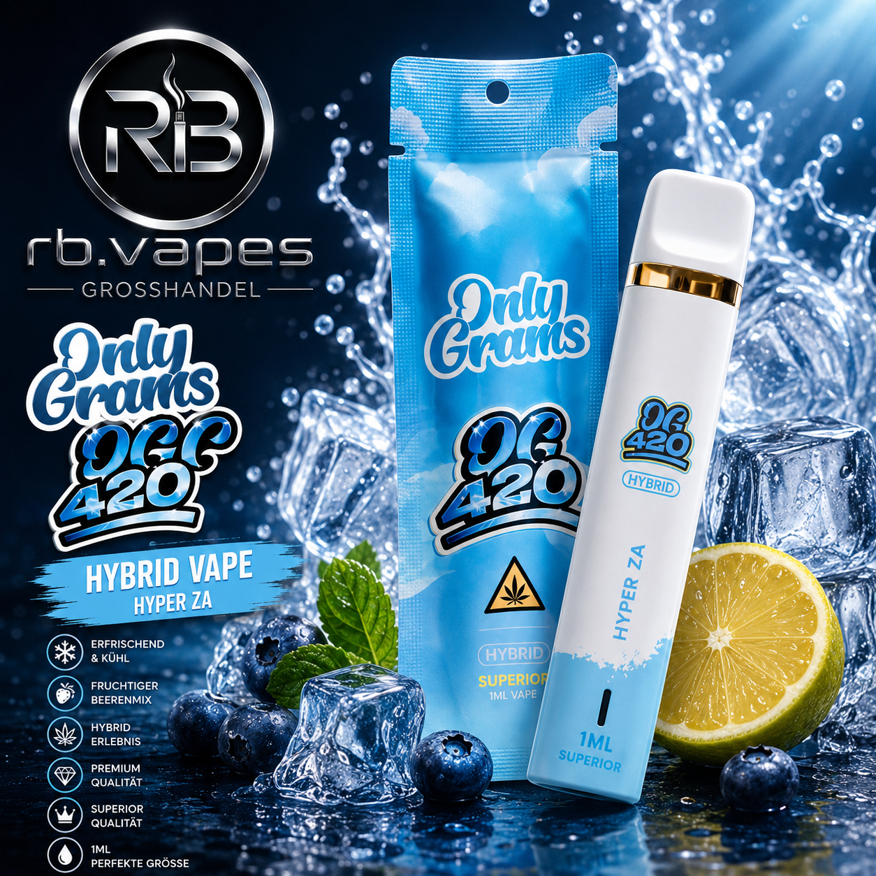 OnlyGrams® | Superior Blend 96% | 1 ML | ab 11,50€