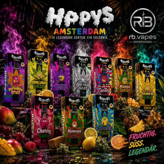 Happys Amsterdam  – Premium Aroma Vape | 1ML | ab 11,90€