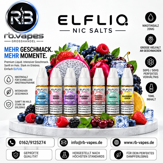 Elfbar Elfliq Liquid | 20MG/10ML | 10 Stück