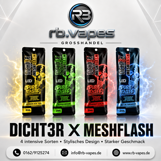 Dicht3r X Meshflash 98% | LED | 2ML | 10 Stück
