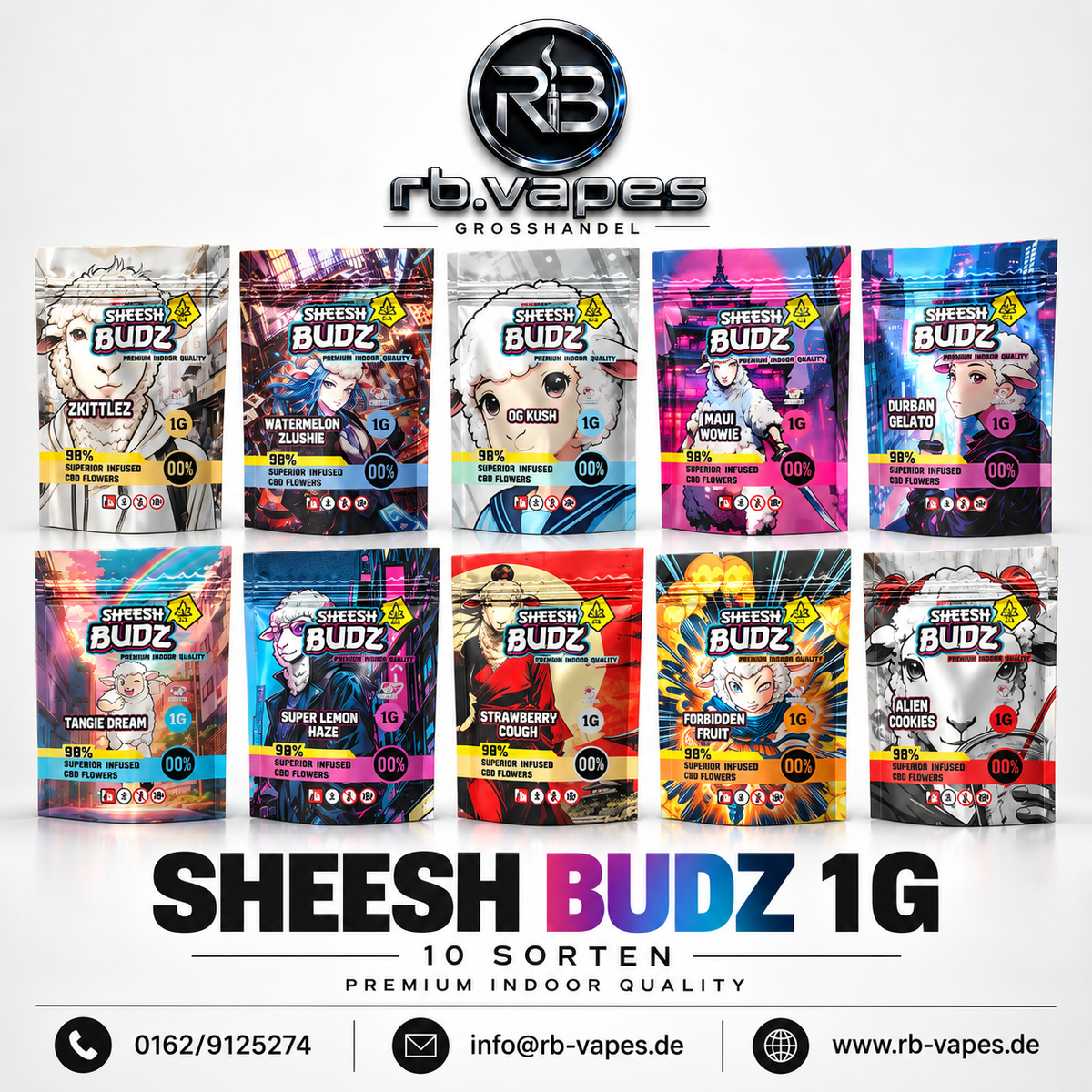 Sheesh Budz | 1g | 10 Stück | Staffelpreise
