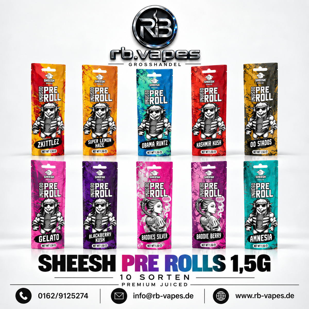 Sheesh | Superior | Pre Rolls | 10 Stück | Staffelpreise