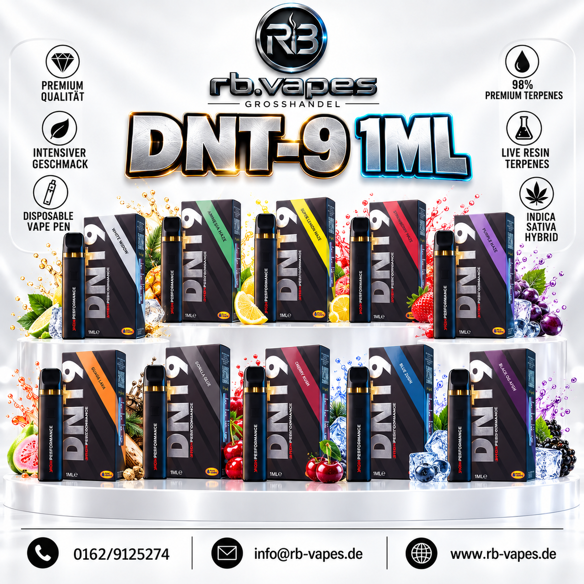 Sheesh | DNT-9 | 1ML | 10 Stück | Staffelpreise