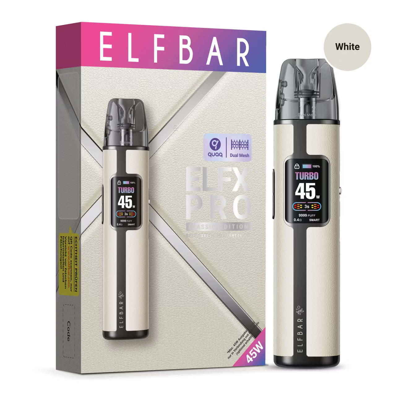 Elfbar - ELFX Pro - Pod Kit - White