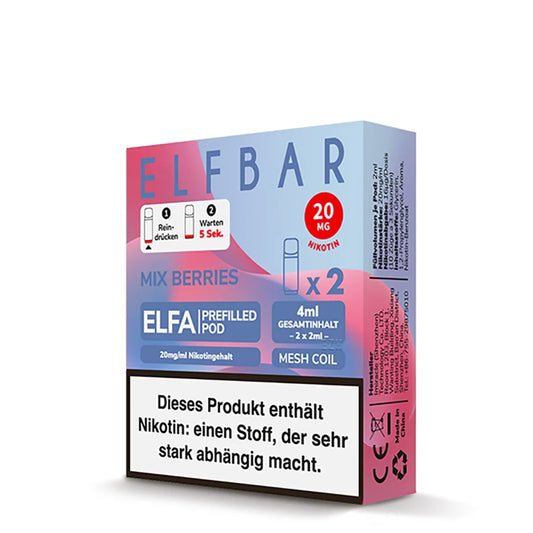 Elfbar Elfa Pods - Mix Berries - 20MG/ML - 10 Stück