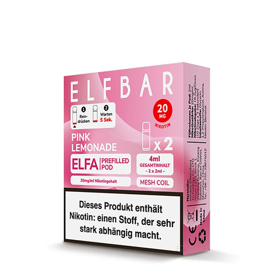 Elfbar Elfa Pods - Pink Lemonade - 20MG/ML - 10 Stück