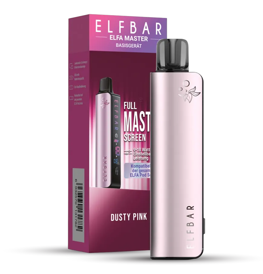 ELFBAR ELFA Master – 850 mAh – Dusty Pink – Sanft, stylisch & leistungsbereit - 10 Stück